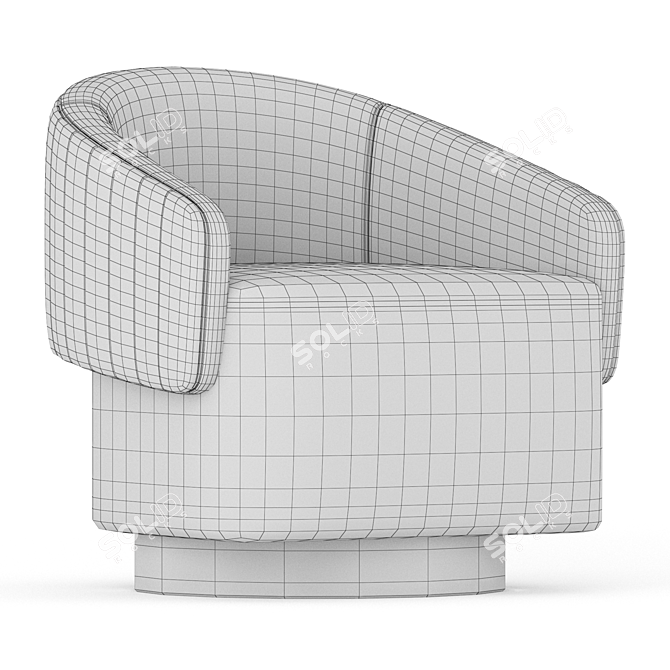 Modern i_4 Mariani Armchair 3D model image 6