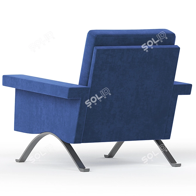 Sleek Cassina Armchair in V-Ray 3D model image 3