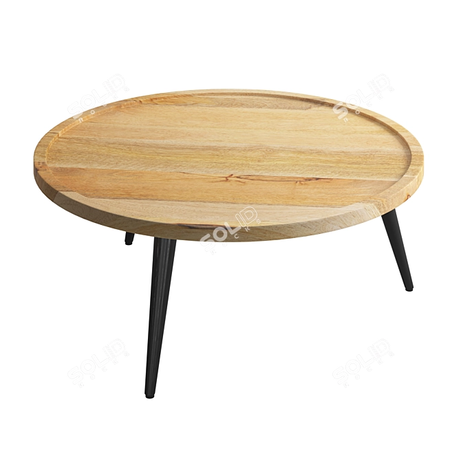 Elegant Saraswati Coffee Table 3D model image 2