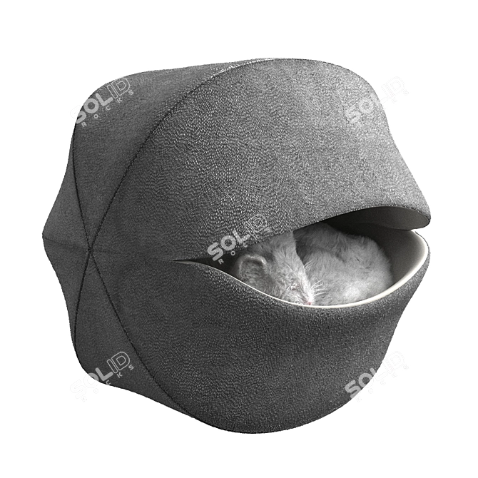 Foldable Shell Pet Shelter 3D model image 3