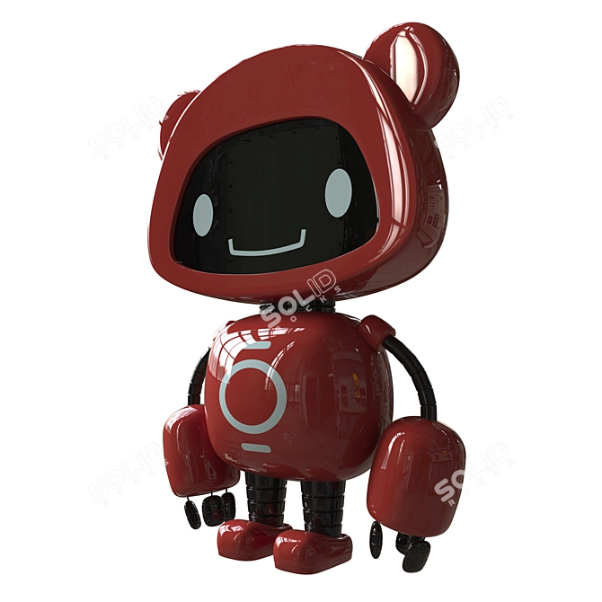 Mechanical Teddy Bear 3D model image 3