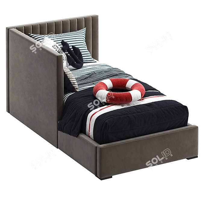  Mareberg Corner Bed Design 3D model image 4