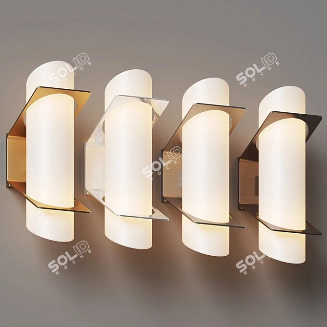 Modern Elegance in Garcelle Sconce 3D model image 3