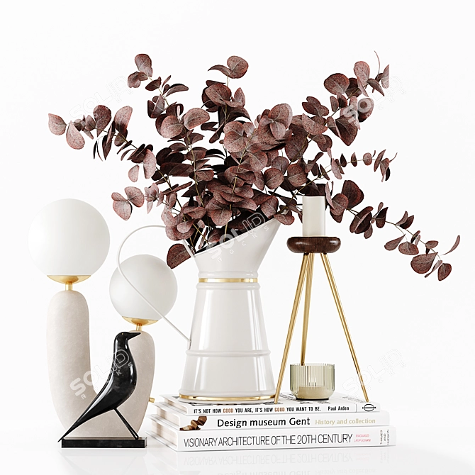 Elegant Detail 3D Model Set 3D model image 2