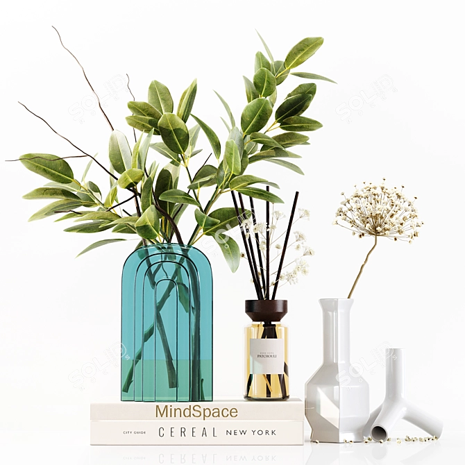 Elegant Detail 3D Model Set 3D model image 4