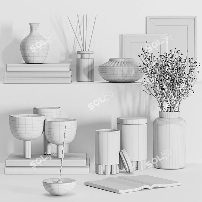 Color-Changing Decor Set Easy	Render 3D model image 4