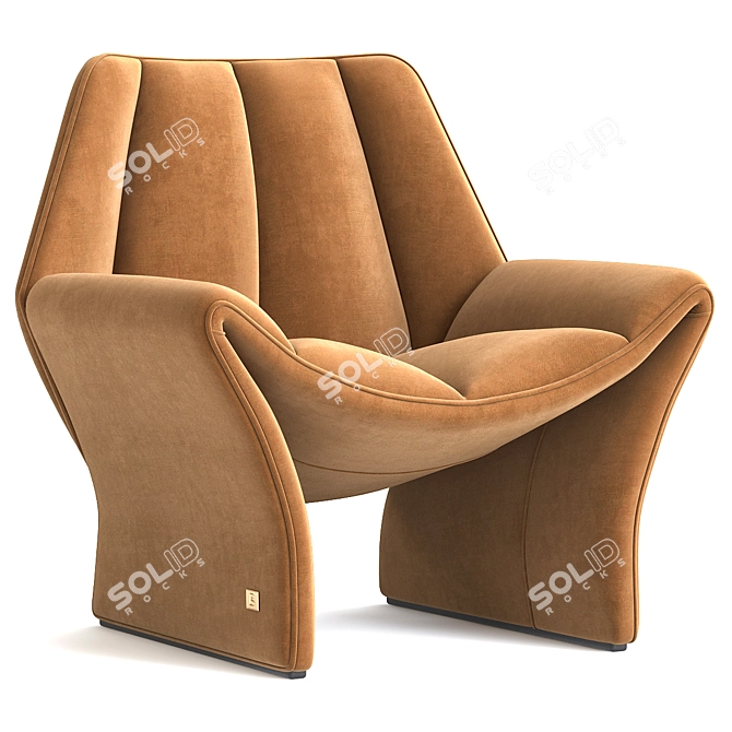 3D Armchair Model for Sale 3D model image 1