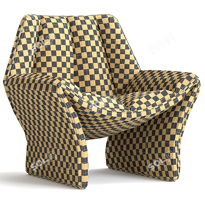 3D Armchair Model for Sale 3D model image 3