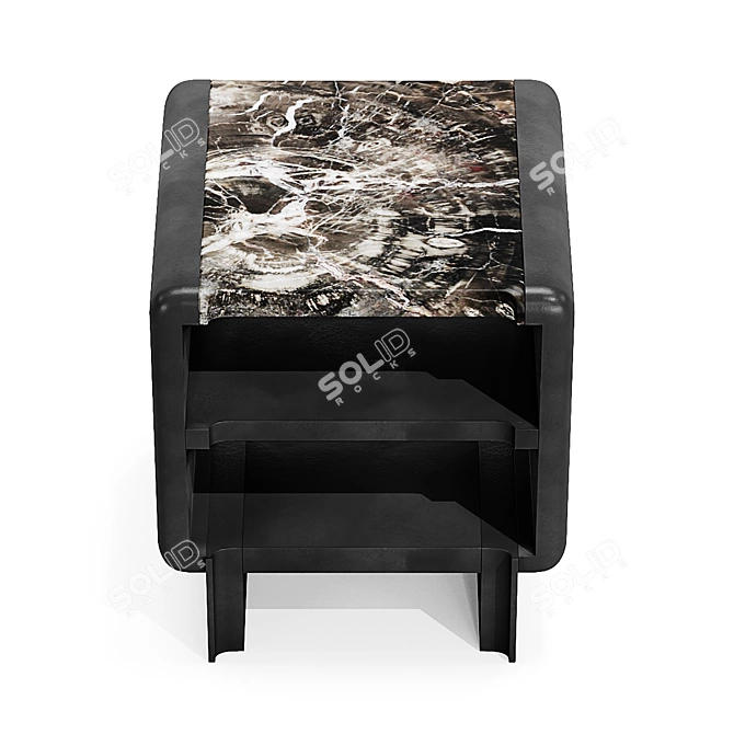 Thierry Lemaire So Black Nightstand 3D model image 2