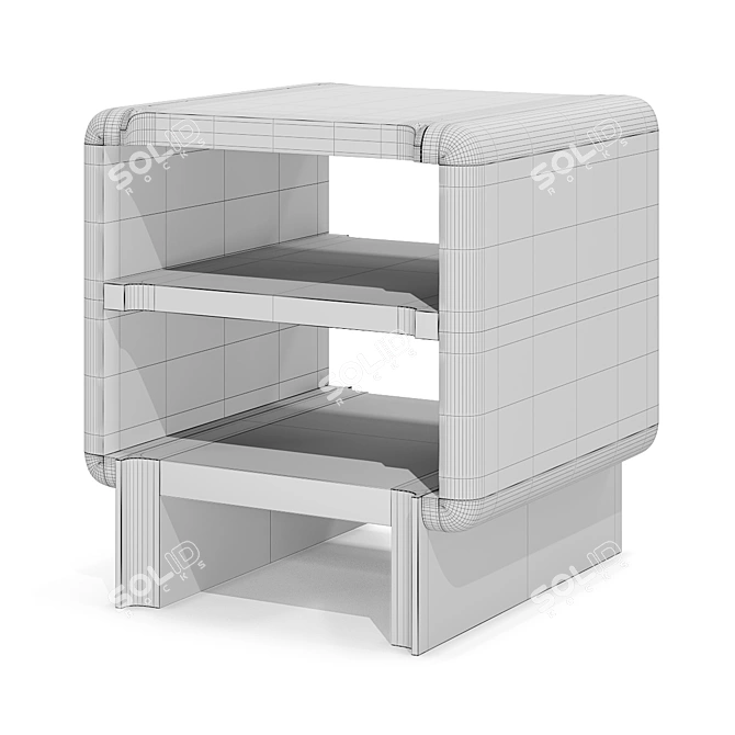 Thierry Lemaire So Black Nightstand 3D model image 3