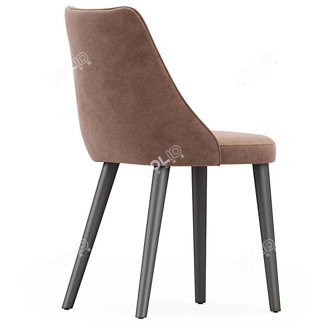Elegant Moro Dining Chair 3D model image 4