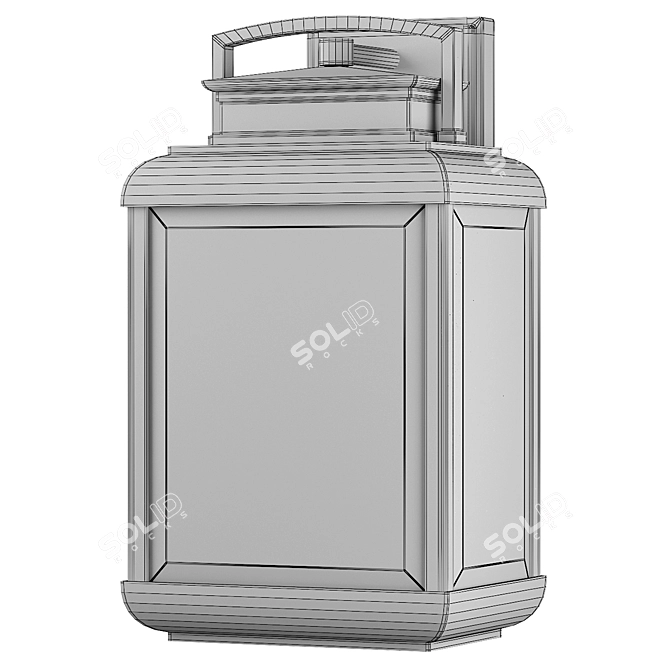 Quoizel Outdoor Wall Lantern QZ-BYRON-M 3D model image 2