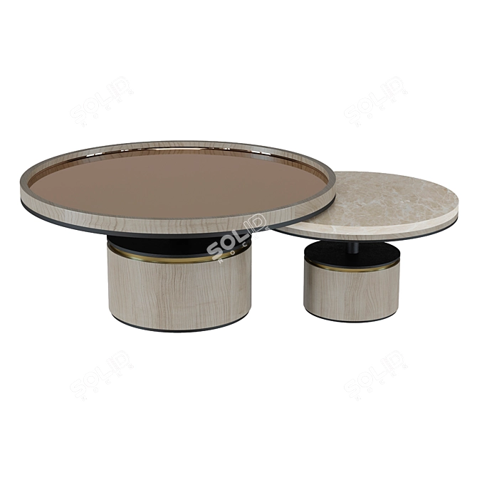 Fratelli Paros Coffee Table 3D model image 3