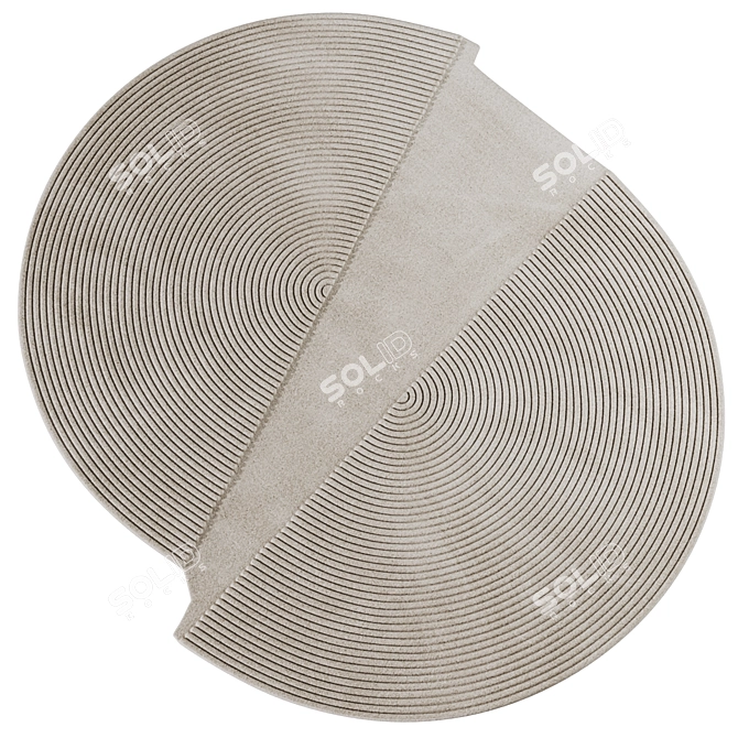 Bolia Zen Split Rug Collection 3D model image 4