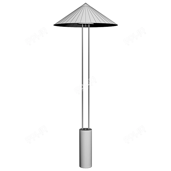 Vintage Peruvian-Inspired 3D Model 3D model image 3