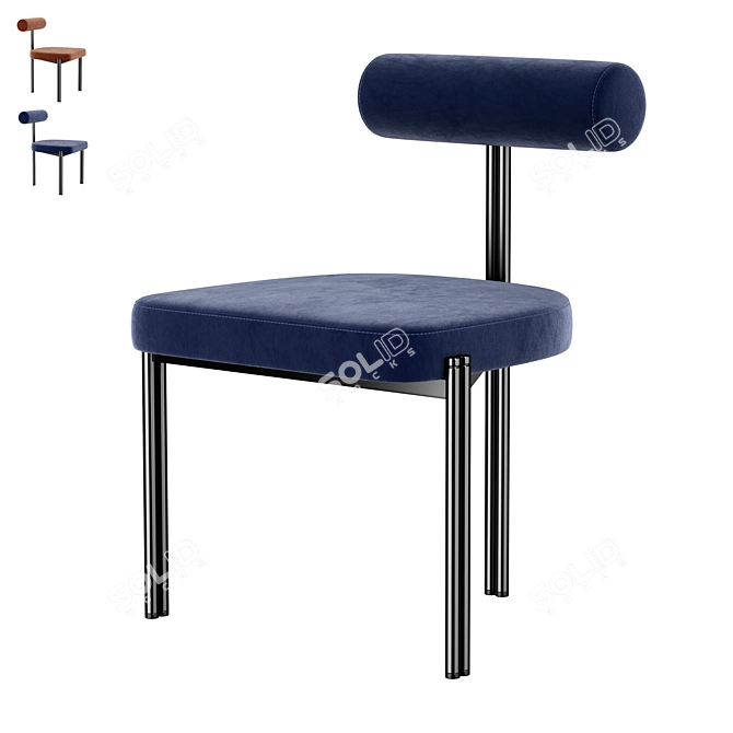 Modern Hunter Dining Chair 2014 3D model image 2