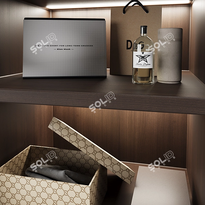 Sleek Wardrobe Vol. 06 Design 3D model image 8