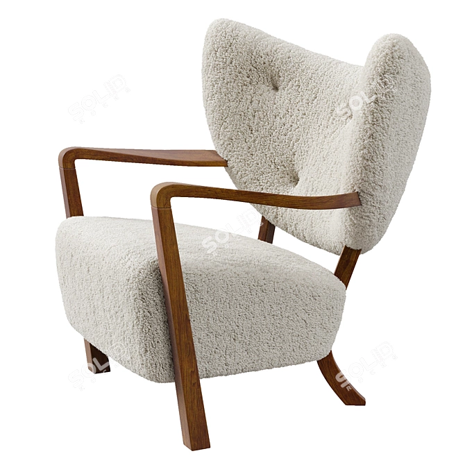 Luxury &Tradition Wulff Armchair Upgrade 3D model image 3