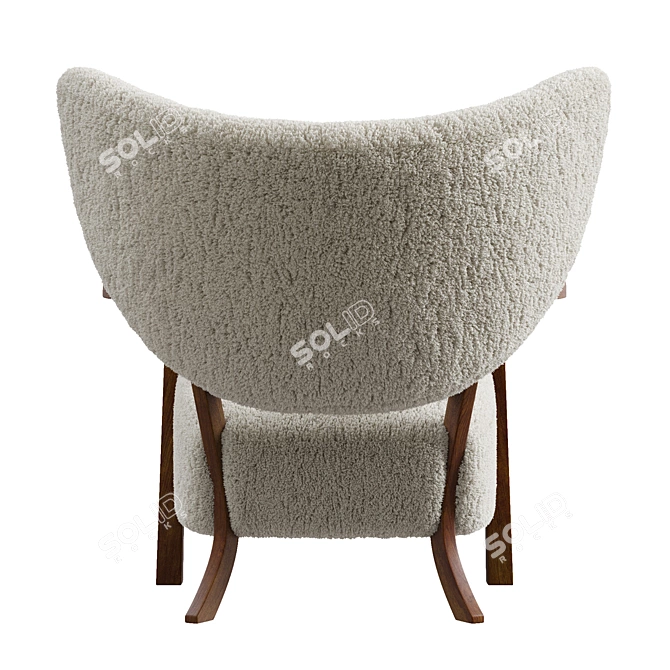 Luxury &Tradition Wulff Armchair Upgrade 3D model image 5