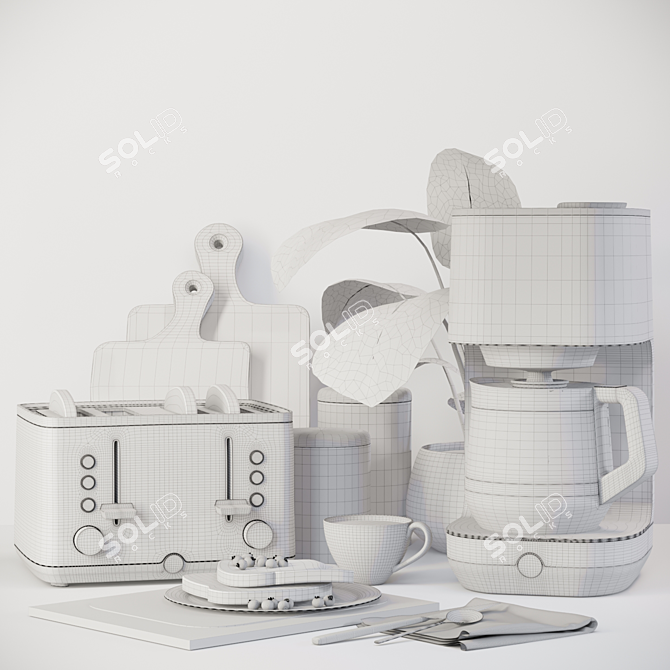 GE Kitchen Accessories 2016 Centimeters 3D model image 2