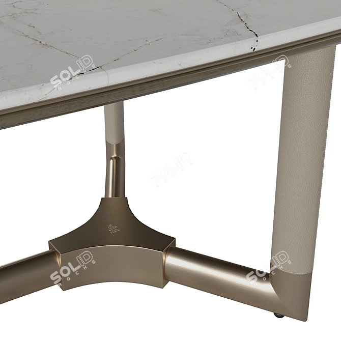 Luxury Marble Dining Table by Visionnaire 3D model image 5