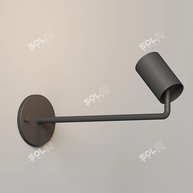 Barclay Adjustable Wall Sconce 3D model image 5