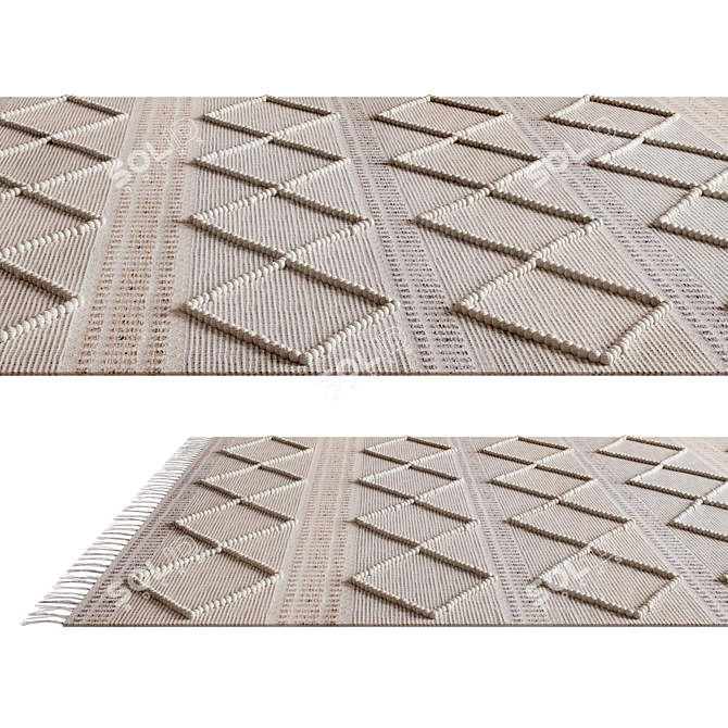 Natural Sky Hendrix Rug overseas 3D model image 3