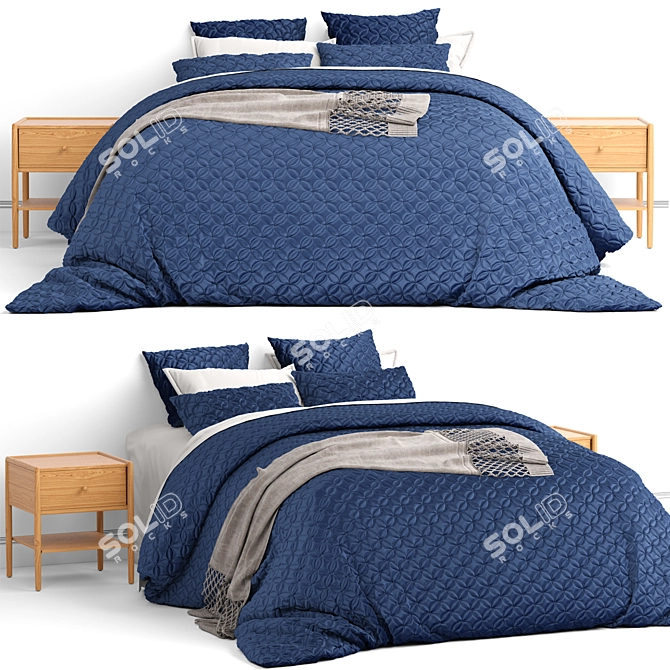 Adairs Selma Bed Linen 3D model image 1