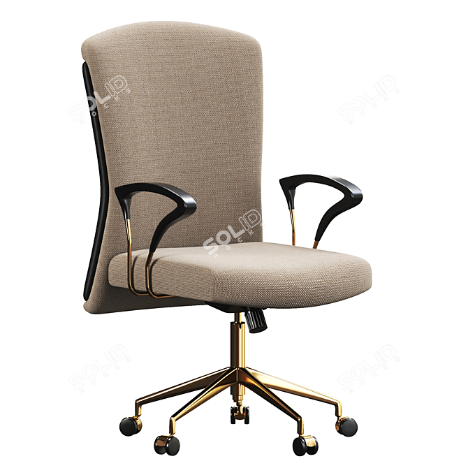 ICHIKO Modern Office Chair Manager 3D model image 1