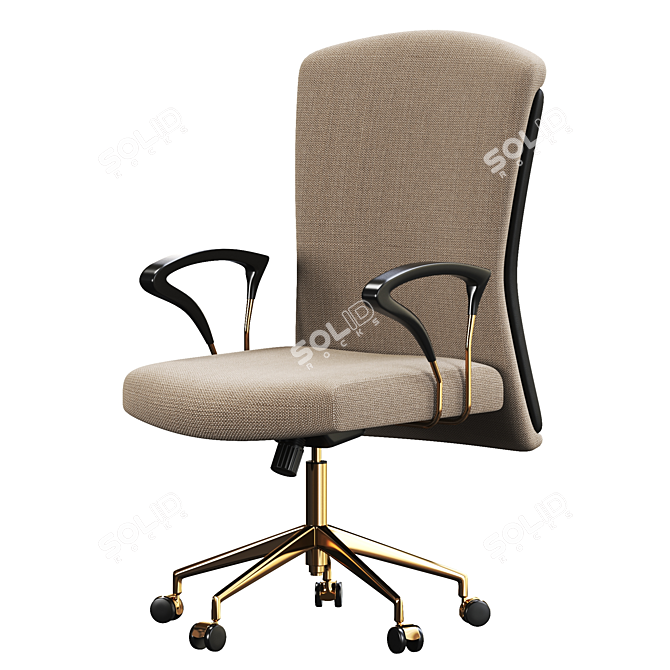 ICHIKO Modern Office Chair Manager 3D model image 3