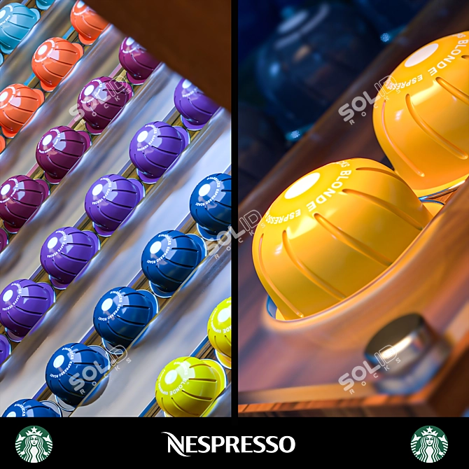 Precision Nespresso Kitchen Accessories 3D model image 2