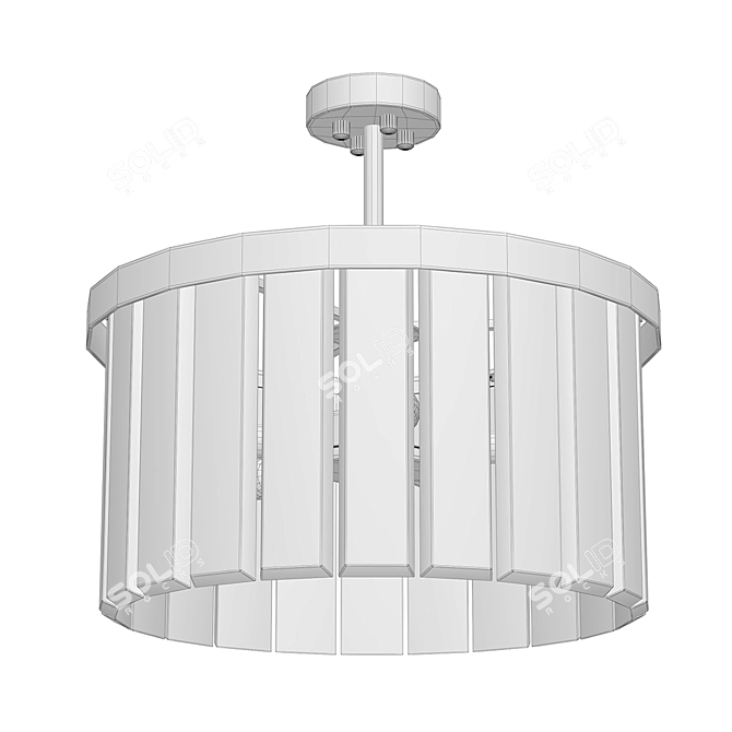  Smart Ceiling Light Fixture - Eclipse 3D model image 2