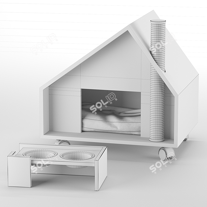 Pet Terrace House and Roy Bowl 3D model image 2