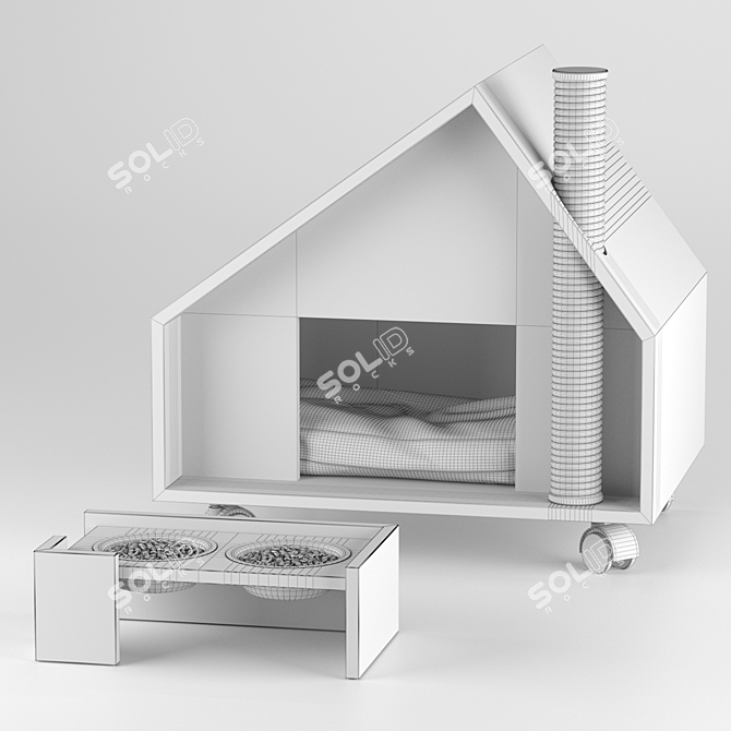 Pet Terrace House and Roy Bowl 3D model image 5