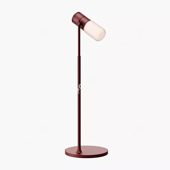 Modern Geometric Floor Lamp 3D model image 2