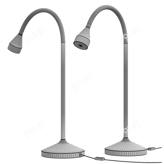 IKEA NAVLINGE LED Task Lamp 3D model image 2