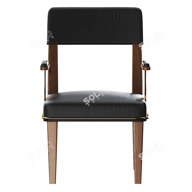 Modern Luxury Vespertine Chair 3D model image 2