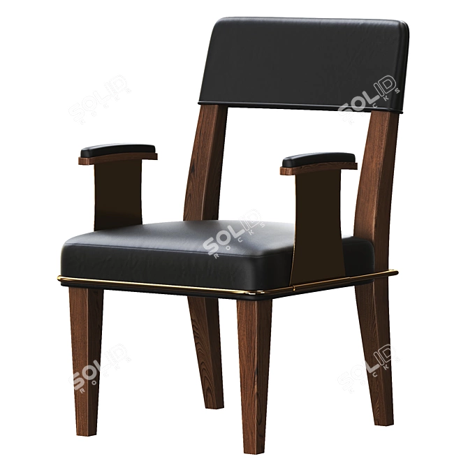 Modern Luxury Vespertine Chair 3D model image 3