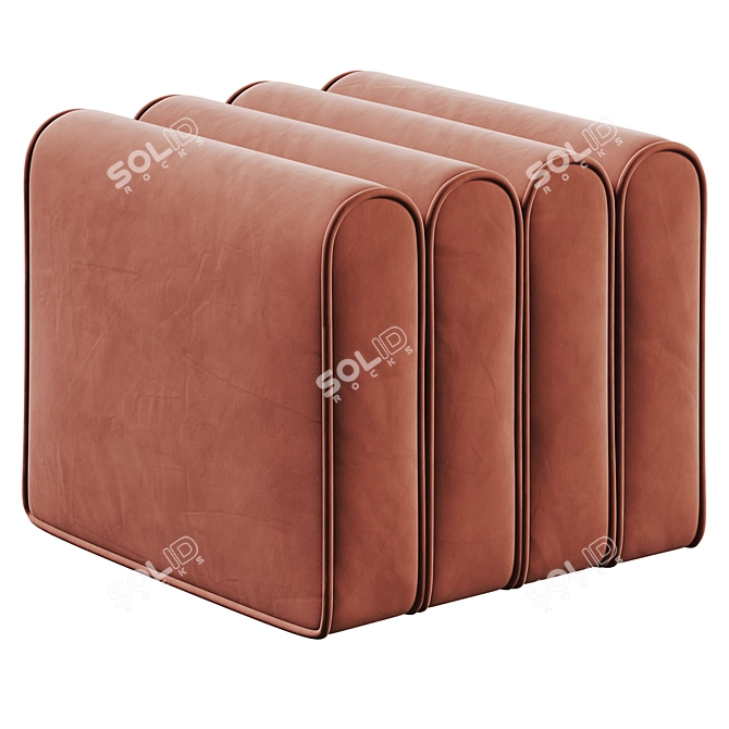 Velvet Ottoman OTE by Corner Design 3D model image 4