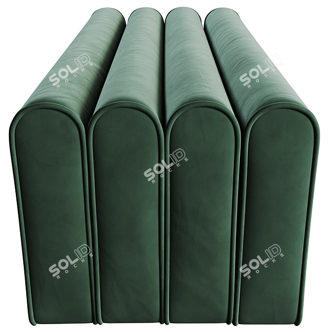 Velvet Ottoman OTE by Corner Design 3D model image 5