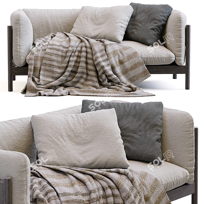 Modern Arbour Lounge Chair Design 3D model image 4