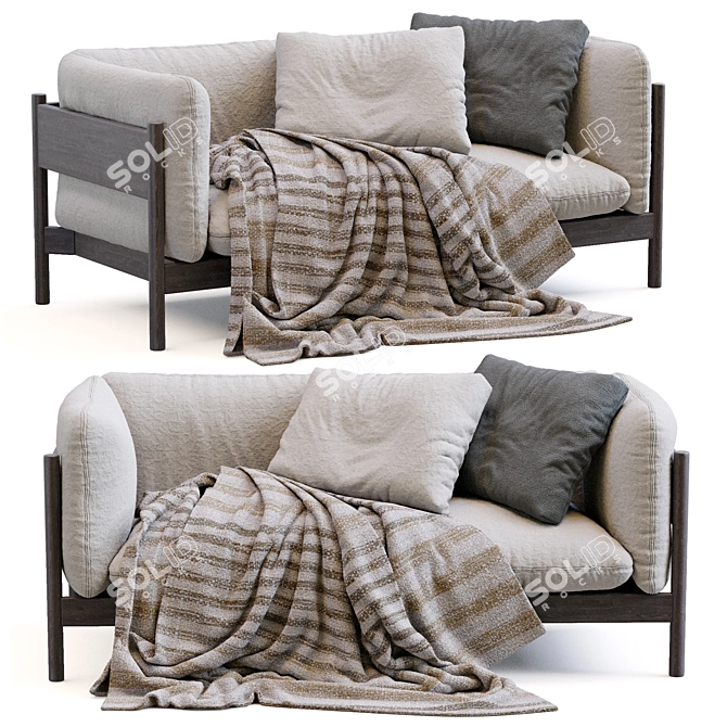 Modern Arbour Lounge Chair Design 3D model image 6