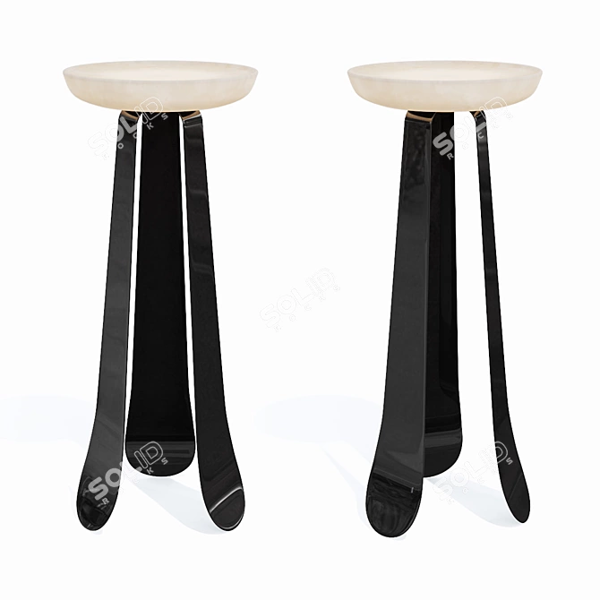 Palm Floor Lamp by Emmanuel Levet Stenne 3D model image 4