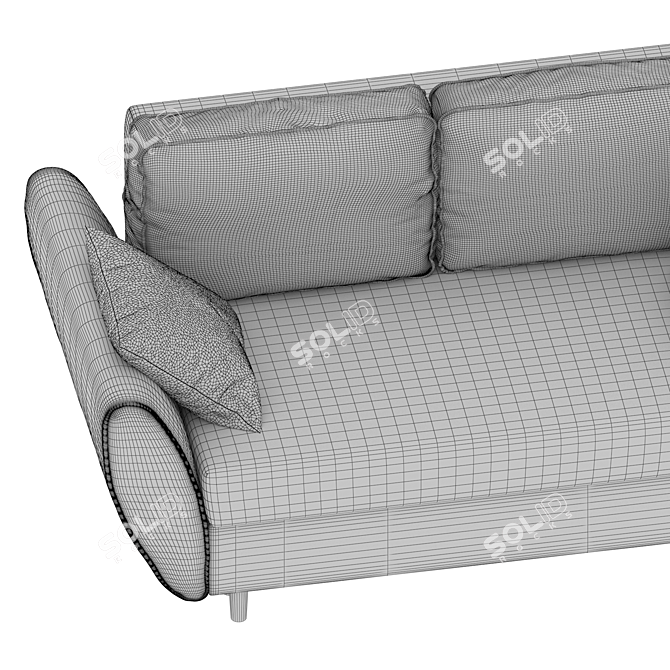 Volga Furniture Mini Sleeper 3D model image 7