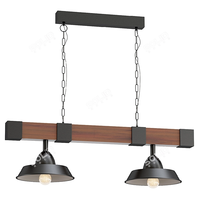 Modern EGLO OLDBURY Pendant Light 3D model image 1