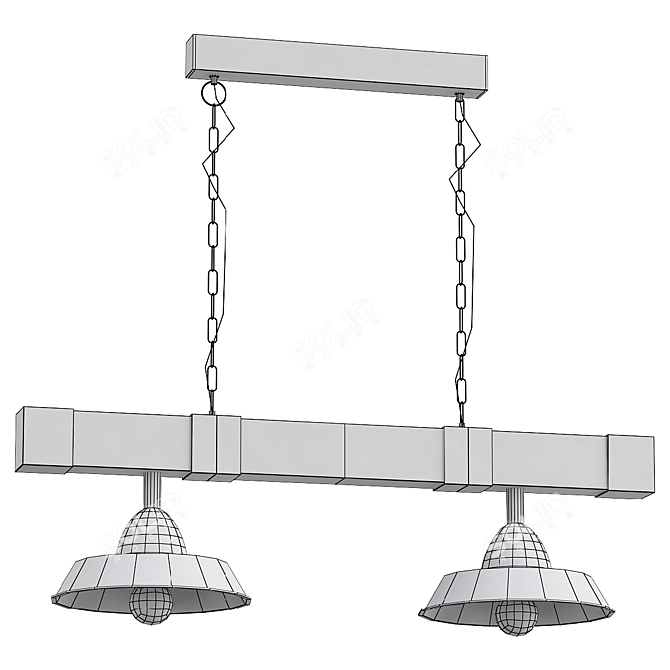Modern EGLO OLDBURY Pendant Light 3D model image 2