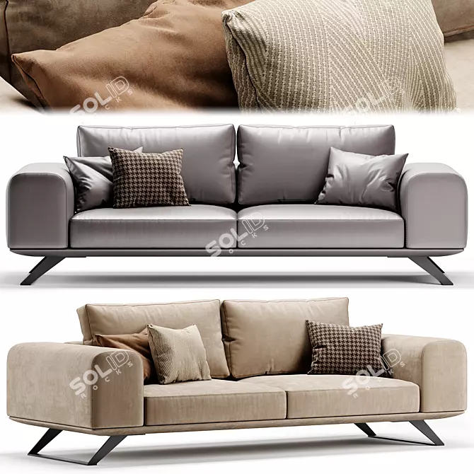  ANISTON Sofa - Modern Design 3D model image 1