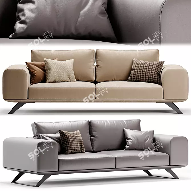  ANISTON Sofa - Modern Design 3D model image 2