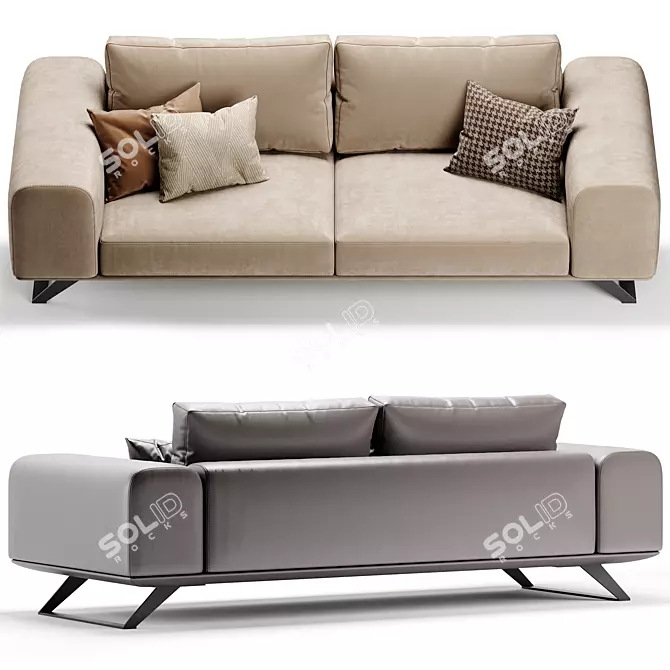  ANISTON Sofa - Modern Design 3D model image 3