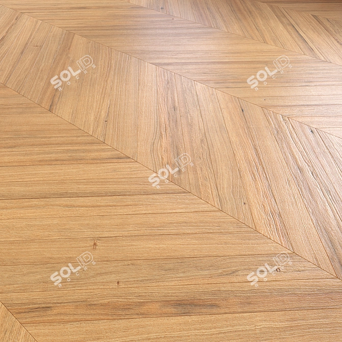 Premium Wood Floor Model 3D model image 3